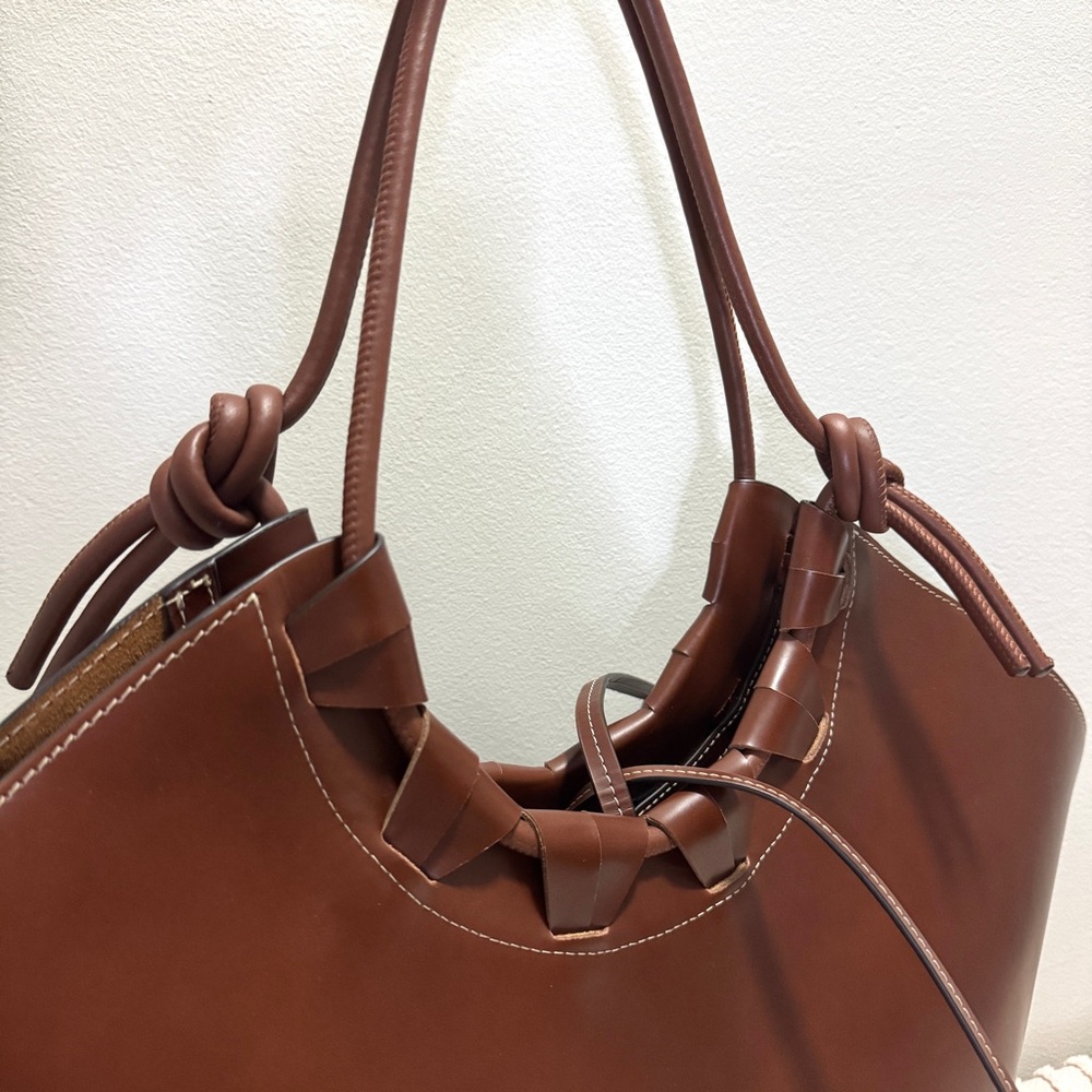 Hereu Cordell Leather Tote Shoulder Bag - Picture 6 of 11
